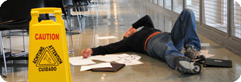 Slip and fall accident.