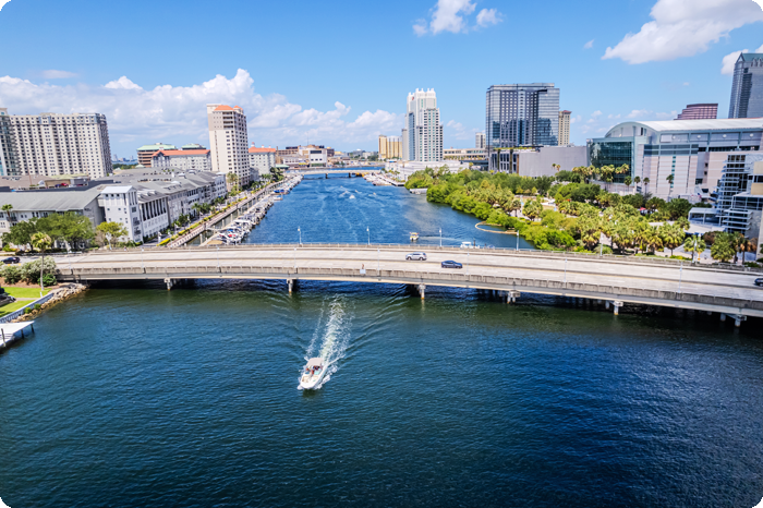 Tampa Bay City and Ybor City