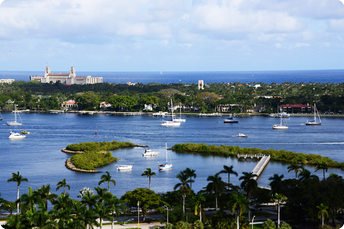 West Palm Beach Downtown Skyline